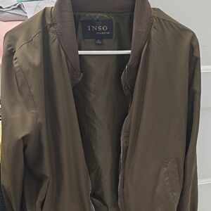 INSO Collection Women's Khaki Bomber Jacket